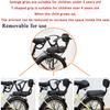 IMYOGI Baby Safety Seats for Bicycle, Rear Child Bike Seat Carrier Rack Mount with Pedals Seat Belt, Waterproof and Wear-Resistant, for 2-10 Years Kids Toddler (Color : A Style Armrest) view 4