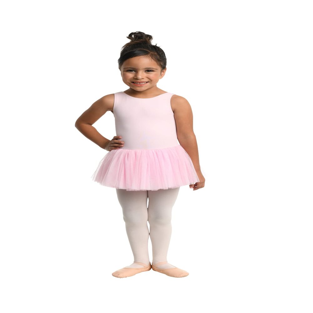 DANZNMOTION Childs Holly Tank Dance Dress Child 23208C Pink (Girls 4-6)