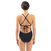 Dolfin Basic Women's Navy Tie Back One Piece Swimsuit (38, Navy) view 2
