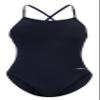 Dolfin Basic Women's Navy Tie Back One Piece Swimsuit (38, Navy) view 4