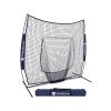 G Tee Baseball/Softball Batting Net 7' x 7' with Strike Zone Attachment & Carrying Case | for Pitching, Hitting, Throwing | Best Training Equipment for All Ages | Made in USA | Used by Pros view 1