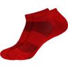 BambooMN Men's Rayon from Bamboo Fiber Sports Superior Wicking Athletic Ankle Socks - Cherry Red - 2 Pairs - Size 6-10 view 1