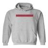 CornBorn Nebraska Football Sweatshirt - Hooded Nebraska Huskers Horizontal Stripe - Gray - 2X view 1