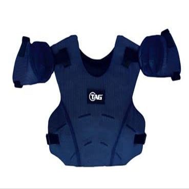 TAG Professional Umpire Chest Protector, Body Protector for Baseball Umpires, Navy