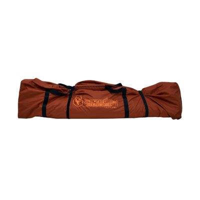 Gazelle Tents GA110 T4 Plus/T8 Water-Resistant Duffle Bag, 600D Oversized Duffle Bag, Padded Straps, Sealed Seams, External Stake Pouch, Zipper Cover, Sedona