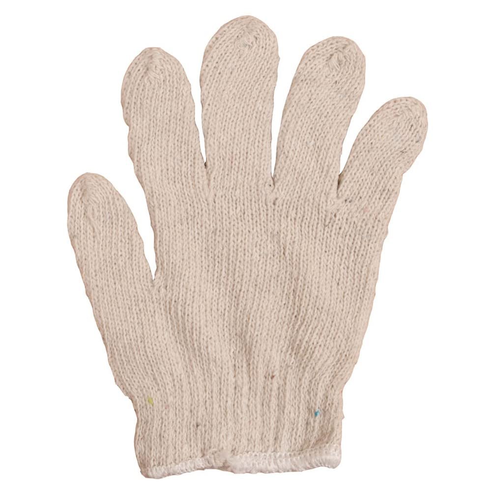 Mustang Cotton Roping Glove 24 Pack M White