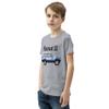 1974 International Scout II Vintage Truck Youth Short Sleeve T-Shirt Athletic Heather view 3
