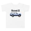 1974 International Scout II Vintage Truck Toddler Short Sleeve Tee White view 1