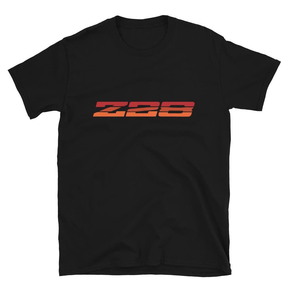 1985 1986 Camaro Z28 Retro 80s Aesthetic Custom Car Club T-Shirt Black