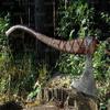 VIKING HOUSE | War Axe, Two Handed war Axe, Hand Forged Steel Axe, Norse Battle Axe, Scandinavian Style Viking Hatchet, Viking Bearded Tactical Axe, History of Viking view 2