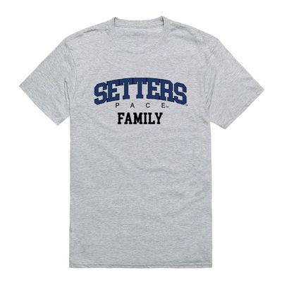 Pace University Setters Family Tee T-Shirt - Heather Grey, X-Large