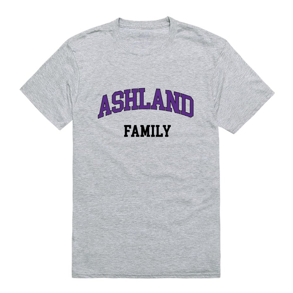 Ashland University Eagles Family Tee T-Shirt - Heather Grey, X-Large