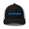 1985 1986 Camaro Z28 Blue Retro 80s Aesthetic Custom Car Club Trucker Cap Snapback Hat