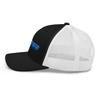 1985 1986 Camaro Z28 Blue Retro 80s Aesthetic Custom Car Club Trucker Cap Snapback Hat view 3