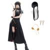 AKTOTO Thorn Princess Yor Forger Cosplay Gothic Dress Anya Forger Cosplay Anime Halloween Full Dress with Wig view 1