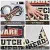 Abipuir Outside Fall Door Mat Beware of Dutch Shepherd Rug Home Sweet Home Mat Outside Decor (Size : 65X90CM) view 3