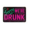 Abipuir Outside Fall Door Mat Sorry We're Drunk Rug Home Sweet Home Mat Outside Decor (Size : 65X90CM) view 3