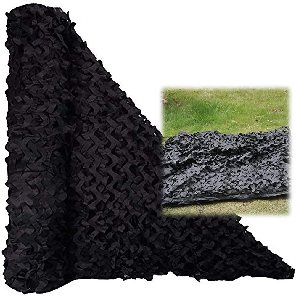 Camo Netting Camouflage Netting Oxford Polyester Camo Net Blinds for Sunshade Camping Shooting Hunting Hide Decoration Shelter Tent Shade 2/3/4/5/6/7/10m(Size:5x8m/16.4x26.2ft)