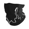 HETOCO Bass Guitar Heartbeat Balaclava Headwea Protection Neck Scarf Headband for Women Men view 1