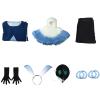 Weixu Cosplay Costume Ice System Cape Outfit with Mask Halloween Carnival Suit M view 2