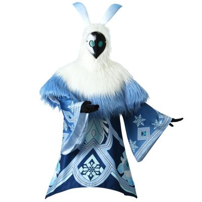 Weixu Cosplay Costume Ice System Cape Outfit with Mask Halloween Carnival Suit L