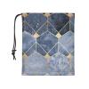 HETOCO Blue Hexagons and Diamonds Balaclava Headwea Protection Neck Scarf Headband for Women Men view 2