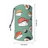 HETOCO Sushi Balaclava Headwea Protection Neck Scarf Headband for Women Men view 3