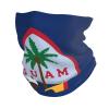 HETOCO Guam Flag Balaclava Headwea Protection Neck Scarf Headband for Women Men view 1