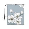 HETOCO White Flowers Bee Balaclava Headwea Protection Neck Scarf Headband for Women Men view 2
