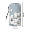 HETOCO White Flowers Bee Balaclava Headwea Protection Neck Scarf Headband for Women Men view 3