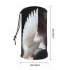HETOCO Peace Dove Balaclava Headwea Protection Neck Scarf Headband for Women Men view 3
