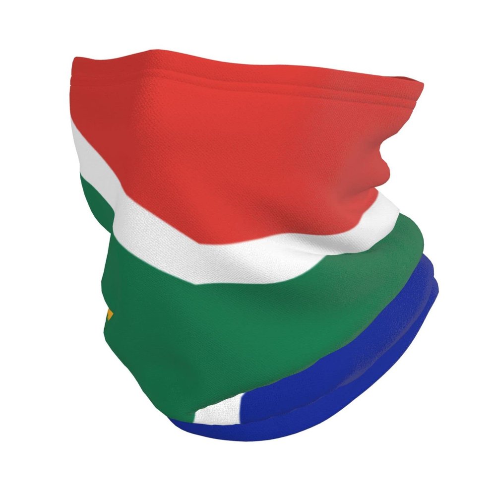 HETOCO South African Flag Balaclava Headwea Protection Neck Scarf Headband for Women Men