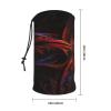 HETOCO Colorful Fractal Balaclava Headwea Protection Neck Scarf Headband for Women Men view 3