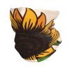 HETOCO Cute Sunflower Balaclava Headwea Protection Neck Scarf Headband for Women Men view 1