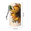 HETOCO Cute Sunflower Balaclava Headwea Protection Neck Scarf Headband for Women Men view 3