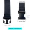 Fanny Pack Extender Belt | Elastic Strap Extender for Bum Bag & Crossbody Bags in Black view 4