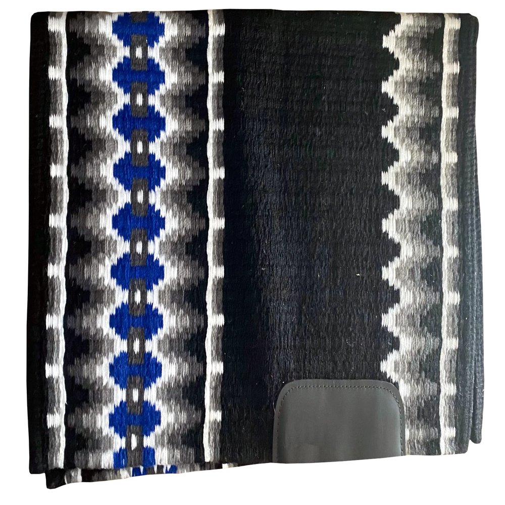 Western Saddle Pad/Show Ranch Pad Custom Handmade New Zealand Wool Oversized ME-WSP-029 (34 x 38 Inches)