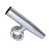 Raider T-Top Rod Holder Aluminum Single clamp on fit 1.5",1.875",2" inch Horizontal or Vertical Fishing Boat Tower/Leaning Post/Rail (1, Silver Anodized) view 1