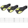 Alvinlite Swim Fins, Diving Fins Snorkel Fins, Snorkeling Gear Flippers, Travel Size Short Flippers, Men Women, Kids Soft Swim Shoes for Adults, Swimming Training, Outdoor Water Sports(L) view 2