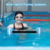 Algado 2025 New 22.4 Inch Aquatic Dumbbells Swimming Equipment for Bar Float Heavy Resistance Aquatic Dumbbell Pool Barbells for Swimming, blue view 3
