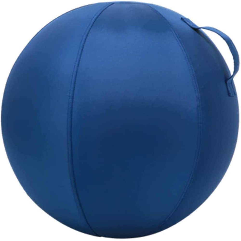 MCHDMI 2PCS Yoga Ball Dustproof Covers,Exercise Ball Cover with Handle Balance Ball Cover for Fitness Yoga Gym Training,Blue,21.7inch