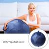 MCHDMI 2PCS Yoga Ball Dustproof Covers,Exercise Ball Cover with Handle Balance Ball Cover for Fitness Yoga Gym Training,Blue,21.7inch view 3