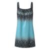 Womens Summer Dresses Casual 2023 Women's Summer Dresses Hot Short Sleeve V-Neck High Waist Floral Print Mini Boho Sun Dress with Button Womens Loose Plus Size Summer Mini Flowy Dress view 3