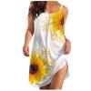 Dresses for Women 2023 Casual Summer Dresses for Women Sexy Hollow Out O-Neck Sleeveless A-Line Vintage Beach Sundress Hawaiian Dress Women 2023 Summer Casual Halter Neck A-Line Dress view 1