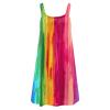 Easter Dress for Women Summer Dresses for Women 2023 Beach Dress Cover Ups Boho Floral Print T Shirt Sundresses with Pockets Womens Summer Floral Wrap V Neck Adjustable Spaghetti Casual Dress view 3