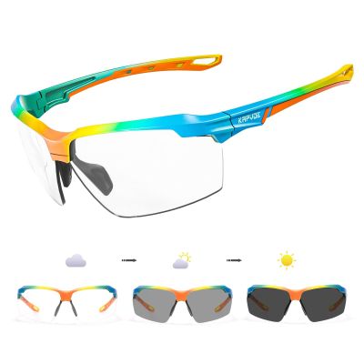 KAPVOE Photochromic Sunglasses for Men Women Sports Sunglasses Cycling Running Baseball Golf 100% UV Protection K87