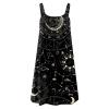 Easter Dress for Women Summer Dresses for Women 2023 Beach Dress Cover Ups Boho Floral Print T Shirt Sundresses with Pockets Womens Summer Floral Wrap V Neck Adjustable Spaghetti Casual Dress view 3