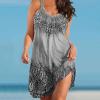 Flowy Dress for Women Womens Easter Dresses 2023 Casual Dresses for Women Sleeveless Cotton Summer Beach Dress A Line Spaghetti Strap Sundresses with Pockets Beach Spring Striped Cute Dress view 2