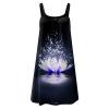 Easter Dress for Women Summer Dresses for Women 2023 Beach Dress Cover Ups Boho Floral Print T Shirt Sundresses with Pockets Womens Summer Floral Wrap V Neck Adjustable Spaghetti Casual Dress view 3