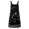 Wedding Guest Dresses for Women Women 2023 Summer Halter Neck Dresses Sleeveless Casual Floral Polka Dot Leopard Print Short Boho Ruffle Sundress Summer Dresses for Women Swing Boho Sundresses view 3